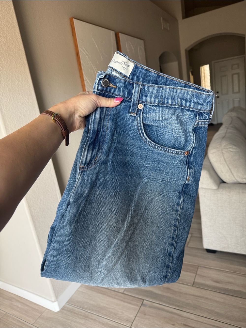 Universal Thread High Rise Barrel Jean - Picture 7 of 7